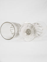 Authentic 1800s absinthe glasses, pristine