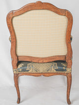 Luxurious Louis XV period fabric armchairs