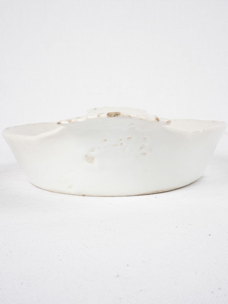 Rustic French ceramic decorative platter