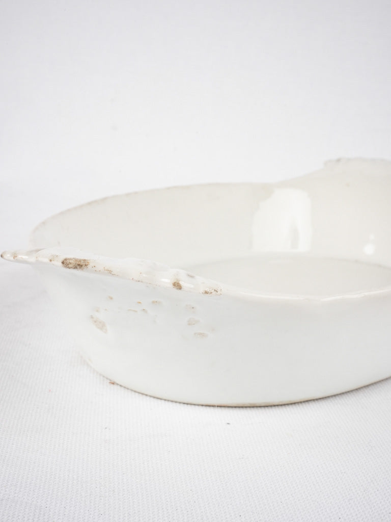French provincial earthenware display platter