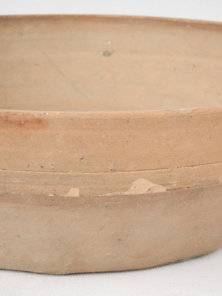 Provincial terracotta strainer with patina