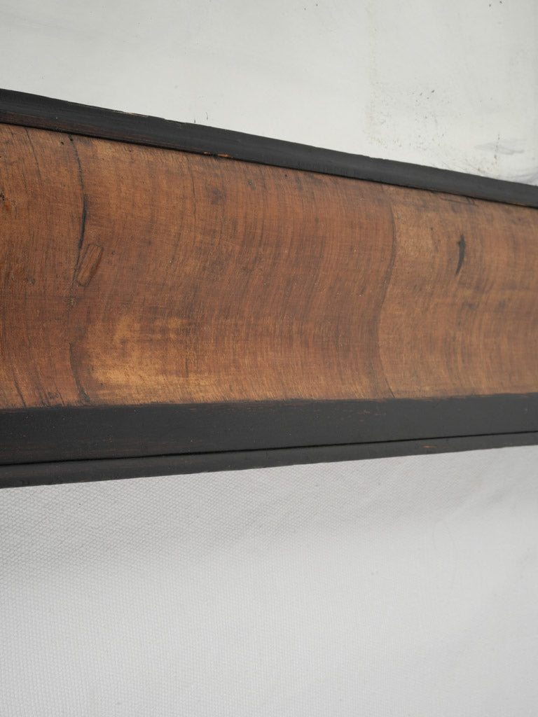 Refinished Dutch walnut wall mirror