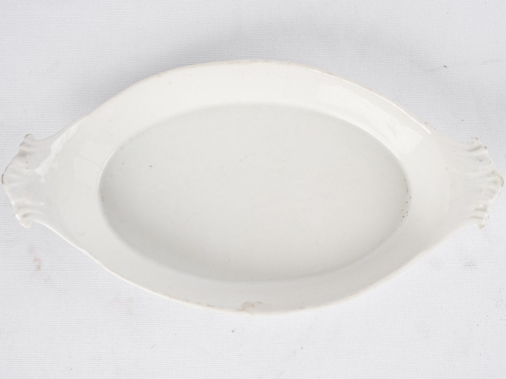 Charming French collectible earthenware platter