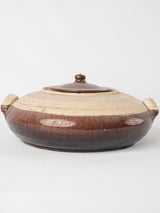 Traditional Provence terracotta casserole dish