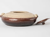 Old-world terracotta Provencal stewpot