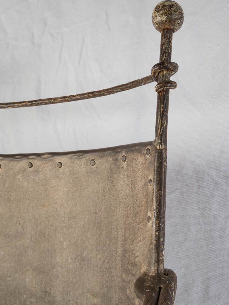 Ornate iron vineyard-inspired seating