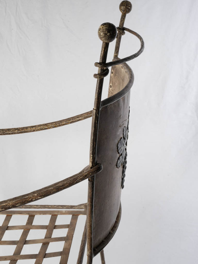 Naturalistic hand-painted outdoor chairs