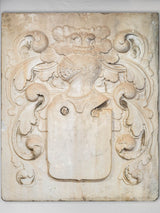 Rare 17th Century Carved Marble Coat of Arms