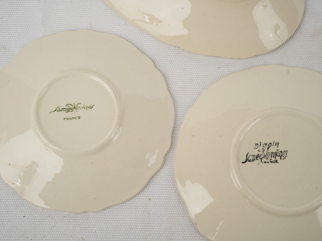 Collectible early 20th-century saucers