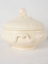 Antique Sarreguemines  tureen & plates - creamware 10 pieces