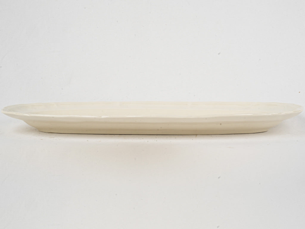 Delicate detailed Sarreguemines platter