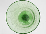 Vintage Biot glass stemmed bowl 11"