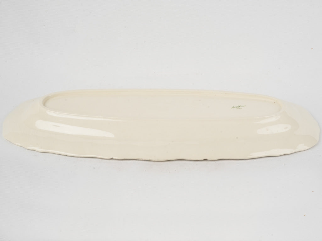 Hand-painted decorative platter