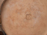 Vintage round platter w/ pretty decoration - Biot 13"