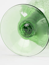 Vintage Biot glass stemmed bowl 11"