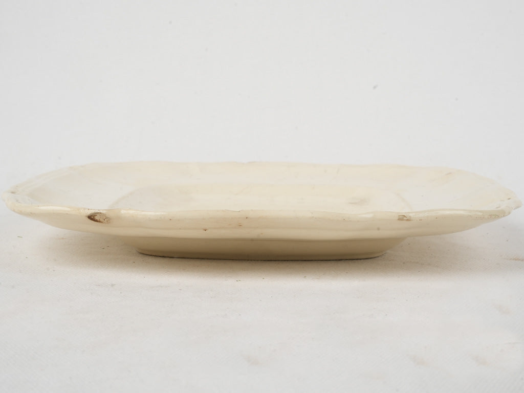 Refined Sarreguemines serving platter