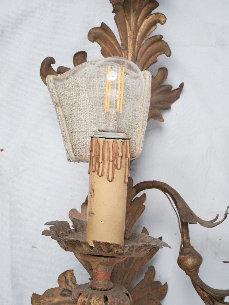 Aged Italian Wall Sconces
