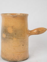 Vintage yellow-glazed French coffee pot