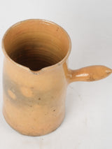 Historical French glazed pottery vessel