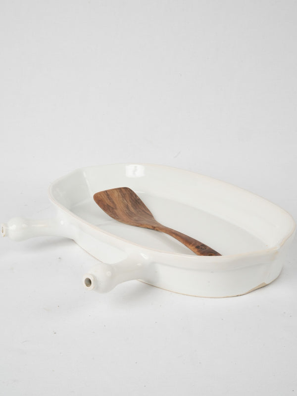 Vintage earthenware duck-shaped Cocotte