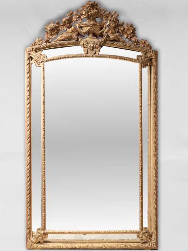 Gilded antique Louis XV mirror