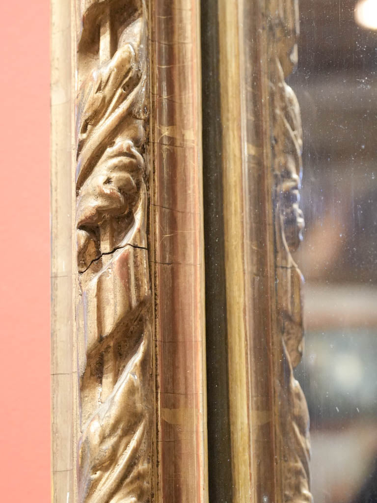 Grand, gilded Louis XVI mirror