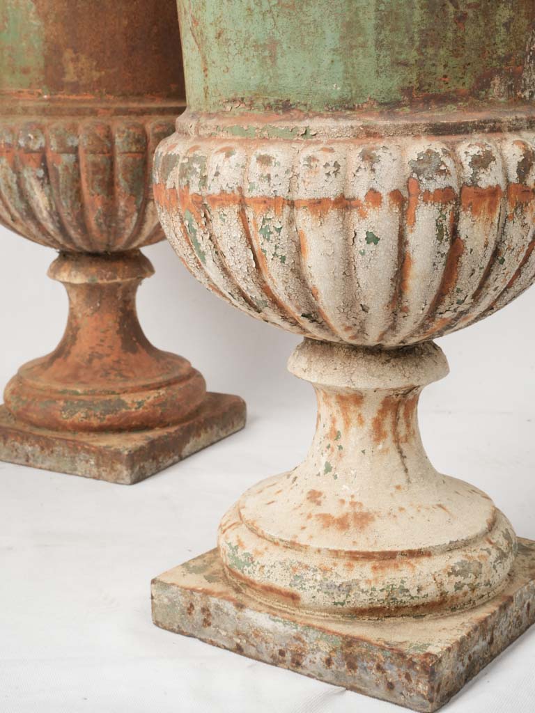 Renaissance-inspired iron garden decorations  