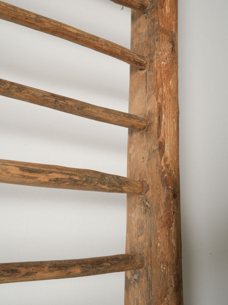 Early 20th Century Farm Hay Rack Repurposed  As Rustic Towel or Linen Holder - 107½"