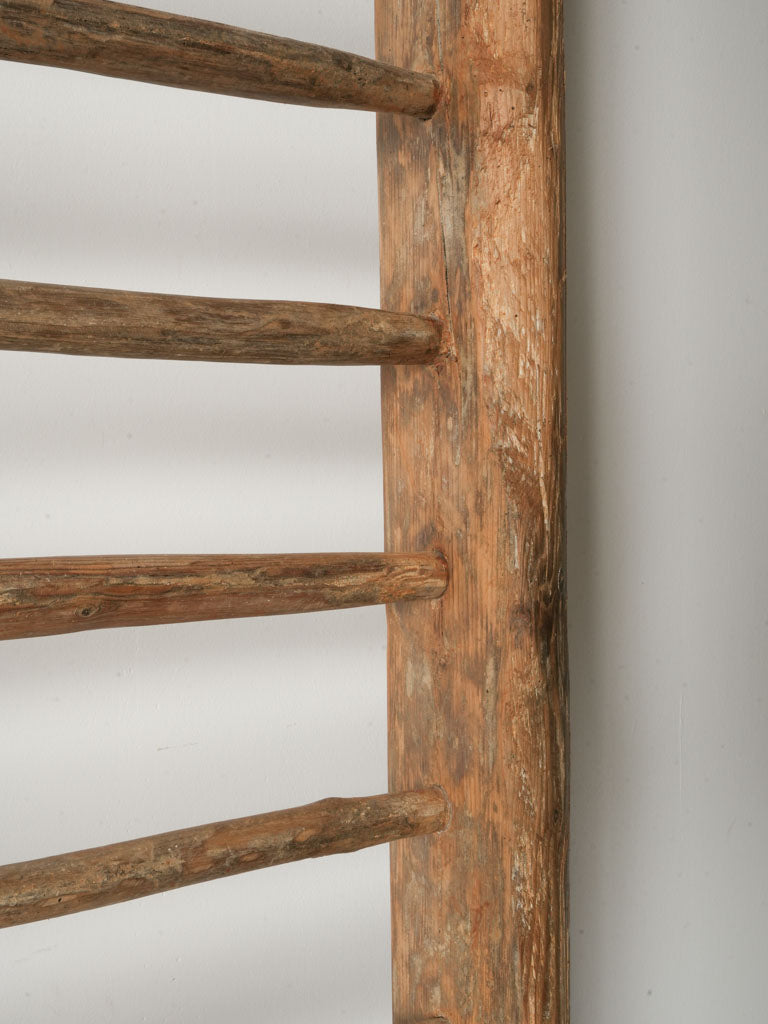 Early 20th Century Farm Hay Rack Repurposed  As Rustic Towel or Linen Holder - 107½"