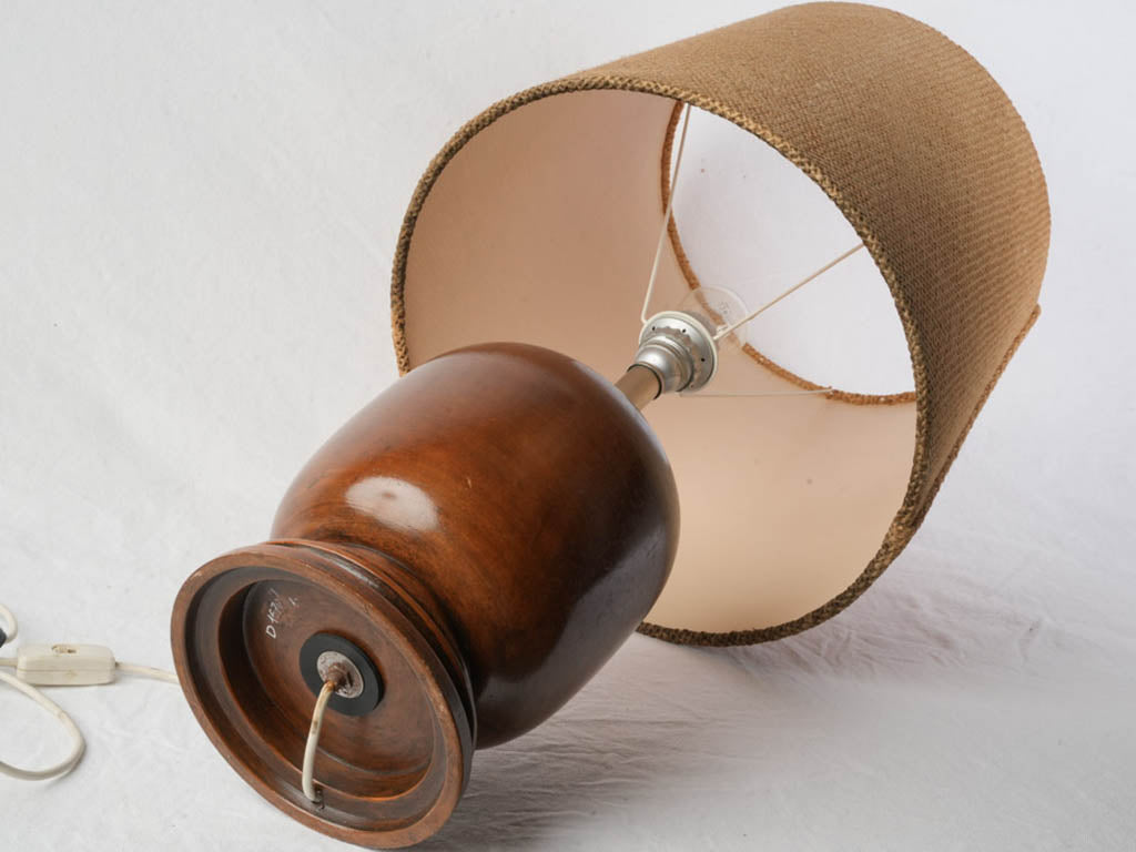 Calming rustic lighting piece  