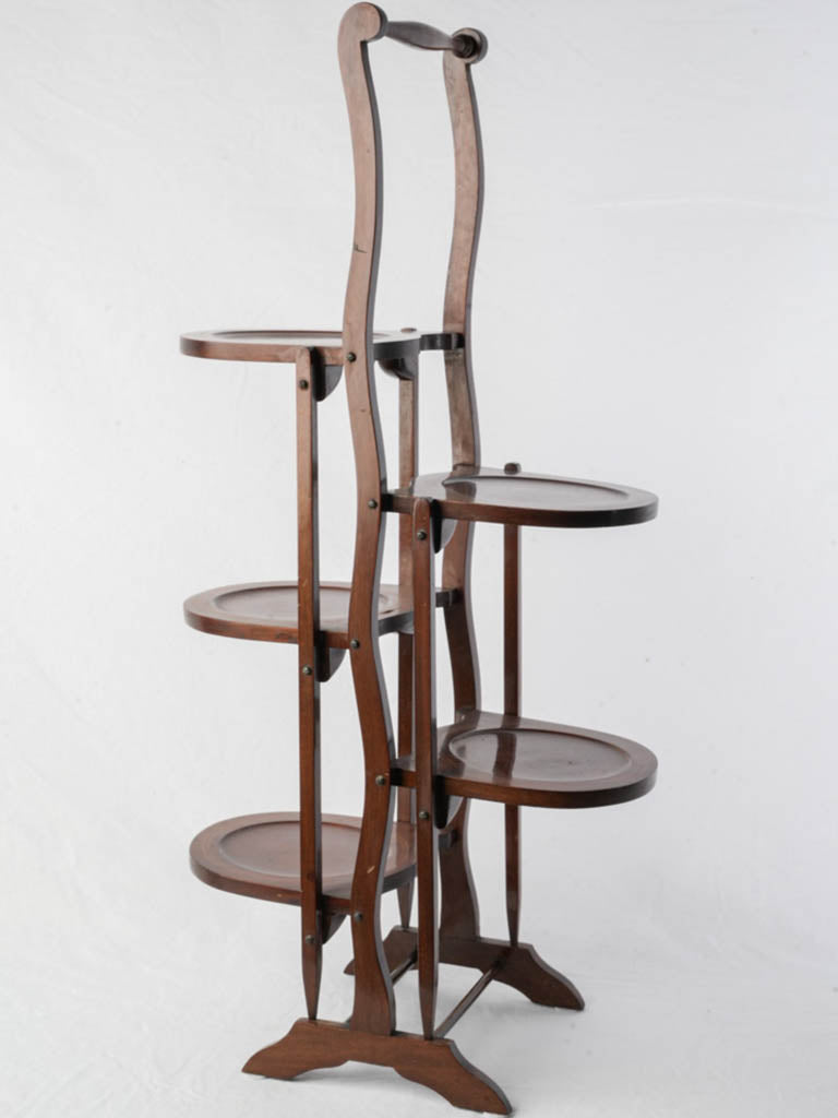 Antique five-tier display stand  