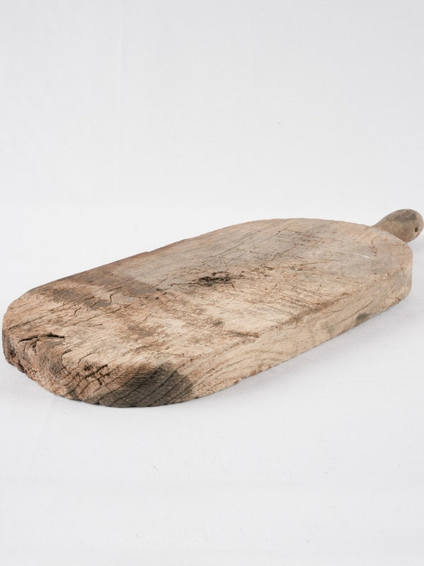 Rustic antique French cutting board - oval 24"