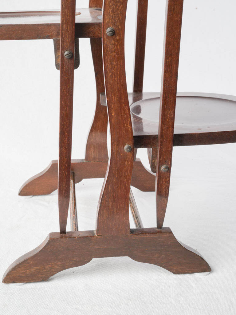 Detailed craftsmanship folding service stand  