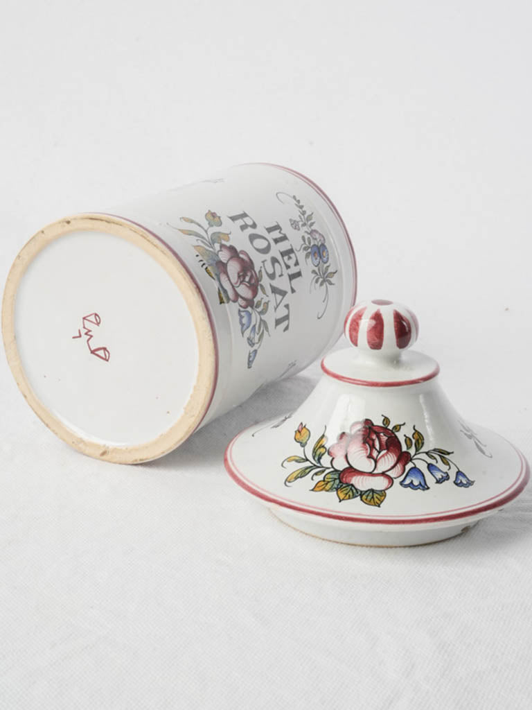Decorative Malicorne red-banded jar  