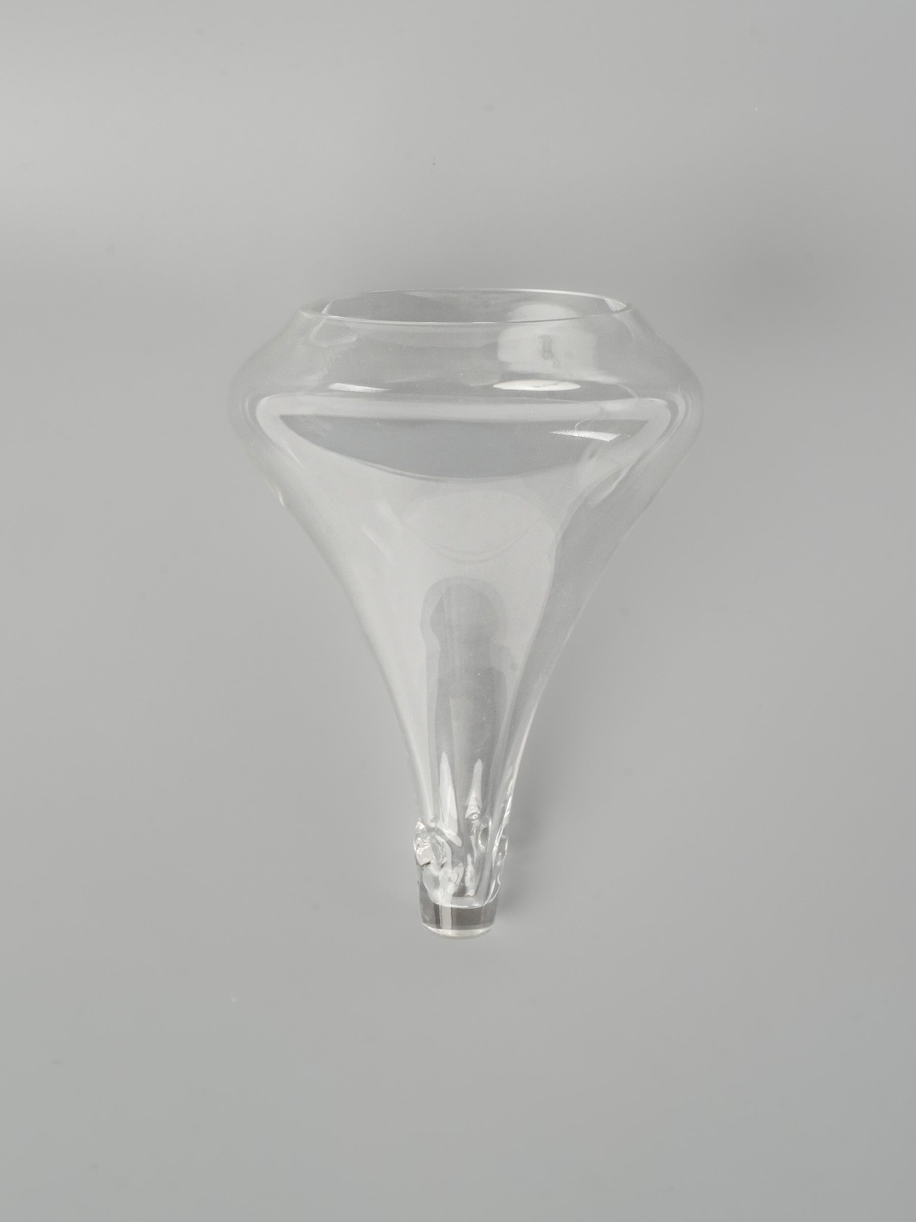 Vintage Clear Glass Wine Aerator Funnel