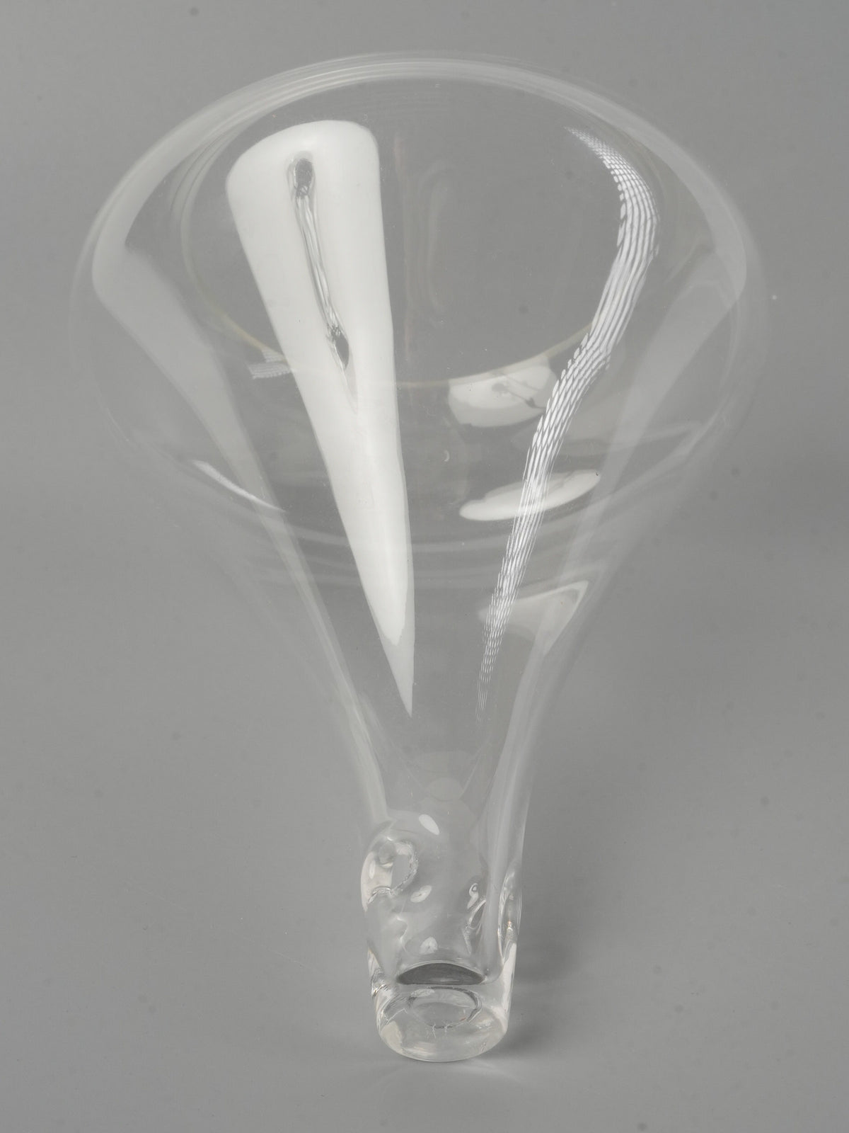 Vintage Clear Glass Wine Aerator Funnel