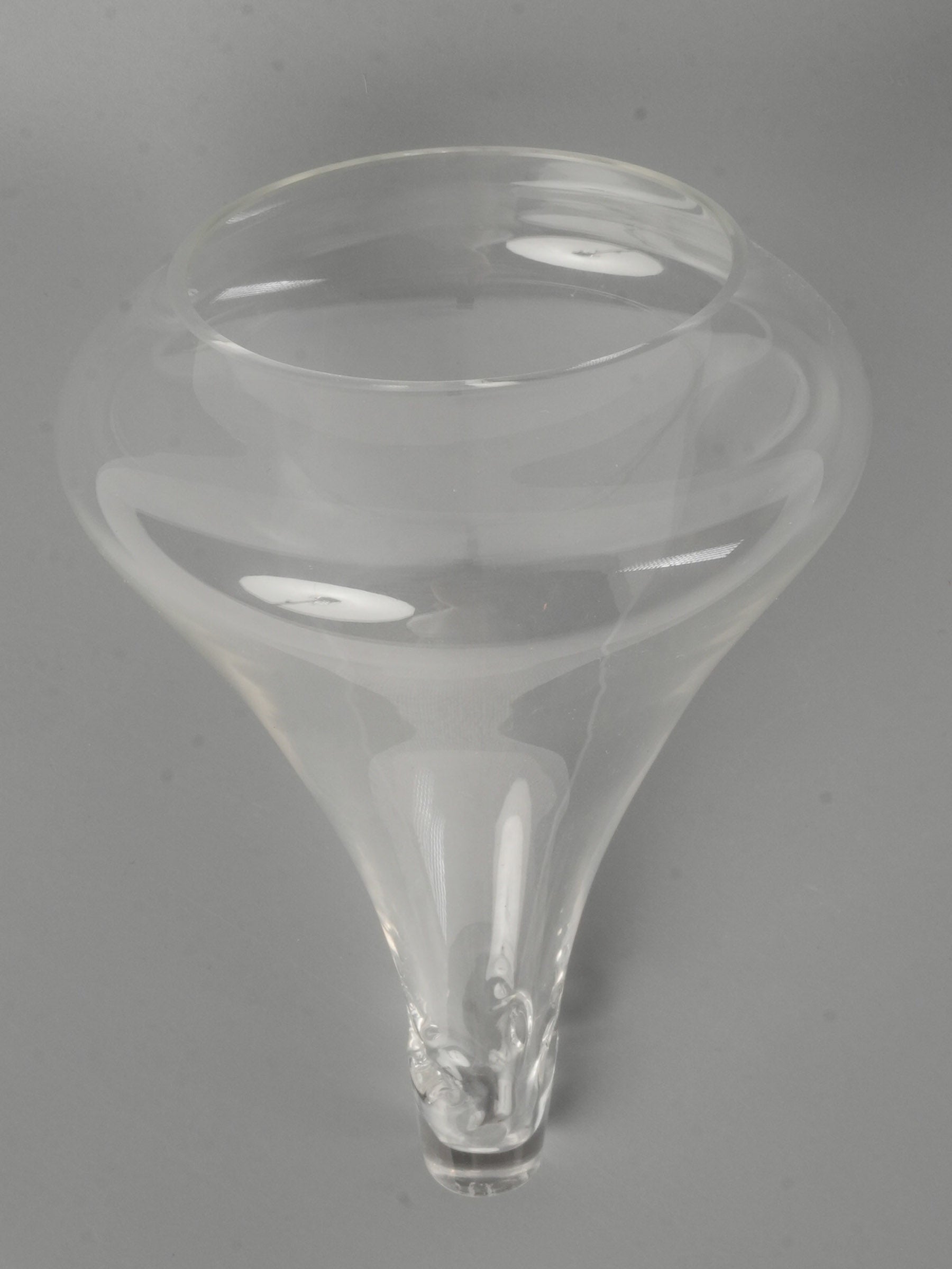 Vintage Clear Glass Wine Aerator Funnel