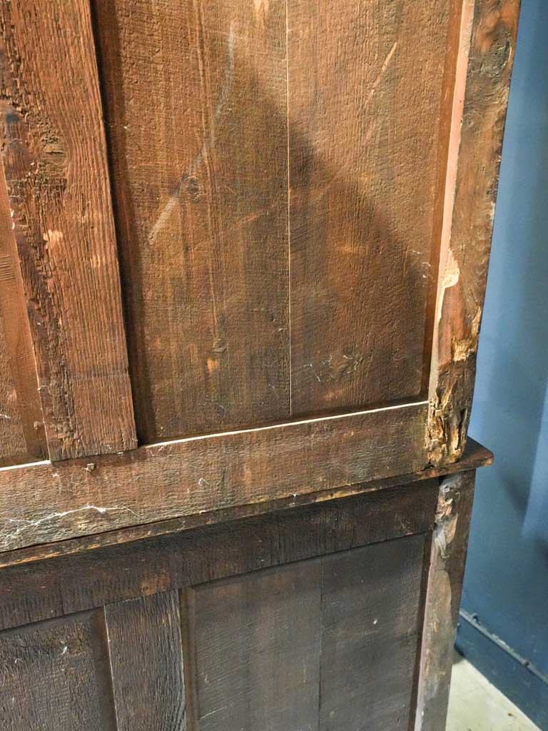 Early 19th-Century Beautiful Provençal Walnut Two-Part Buffet w/ Vitrine - 92½"