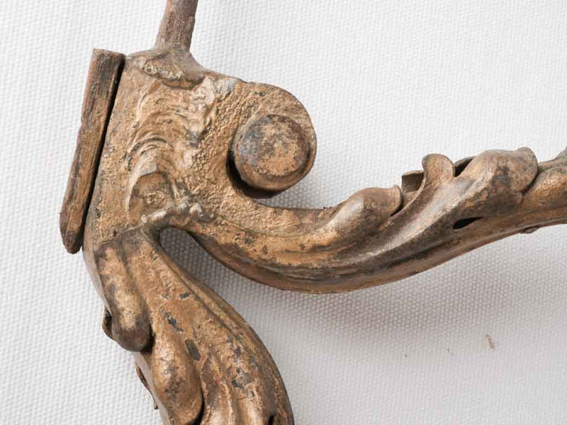 Collection of salvaged iron elements / brackets - 18th century Louis XV - 22¾"