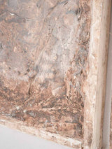 Pair of large salvaged sculptural panels w/ white patina 32¼" x 22½"