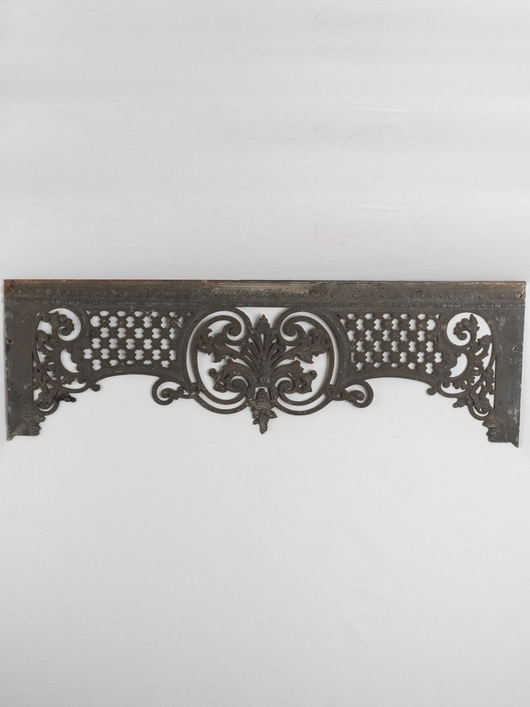 Cast iron salvaged window trim - 19th century 51¼"