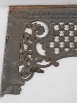 Cast iron salvaged window trim - 19th century 51¼"