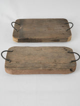 Dark brown French country cutting boards