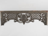 Cast iron salvaged window trim - 19th century 51¼"