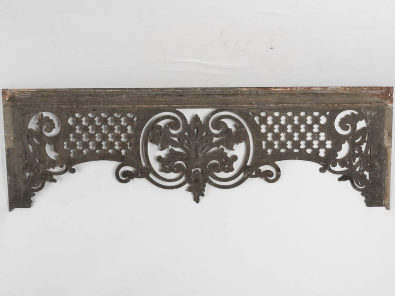 Cast iron salvaged window trim - 19th century 51¼"