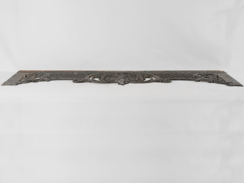 Cast iron salvaged window trim - 19th century 51¼"