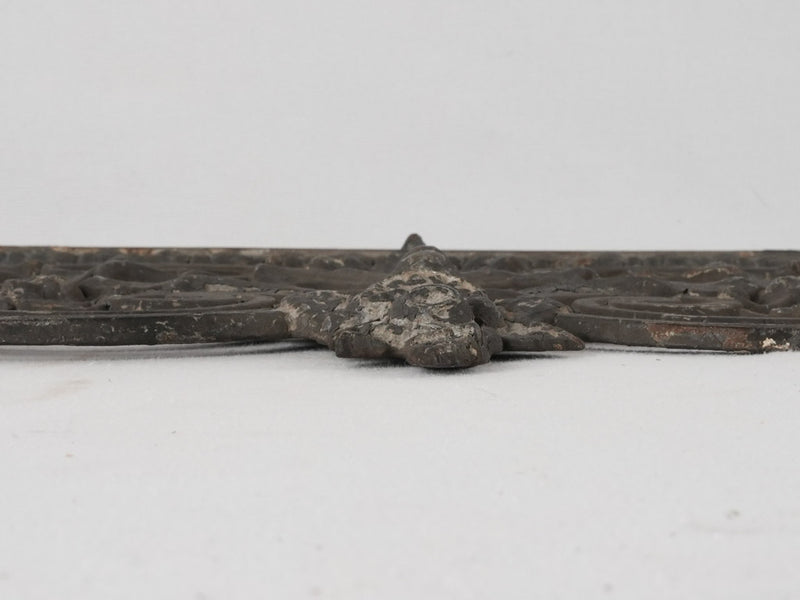 Cast iron salvaged window trim - 19th century 51¼"