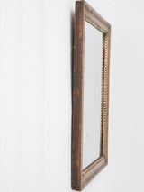 Rectangular Louis XVI mirror w/ timeworn frame 24¾" x 16¼"