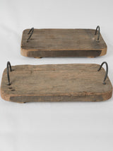 Time-worn French country cutting boards