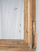 Distressed patina Louis XVI mirror